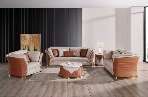 Couchen Sofas Polster Leder 32 Sitzer Sofagarnitur Set Designer Garnituren