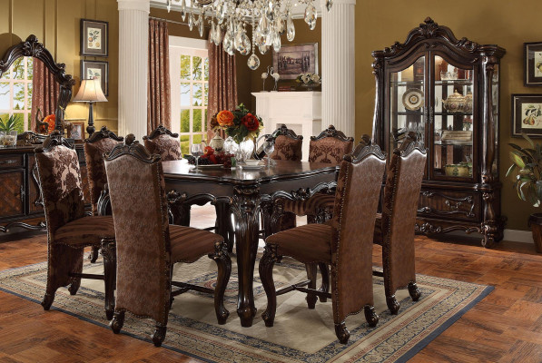 Klassischer Esstisch Tisch Holz Garnitur Esszimmer 8x Stuhl Set Stühle