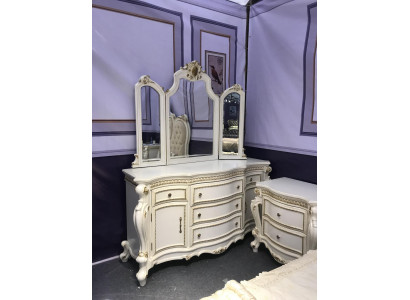 Buffet Kommode Kommoden Schrank Barock Rokoko Spiegel Anrichte