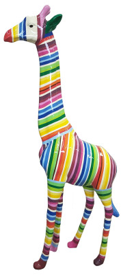Giraffe Design Figur Statue Moderne Figuren Statuen Dekoration Deko Garten Neu