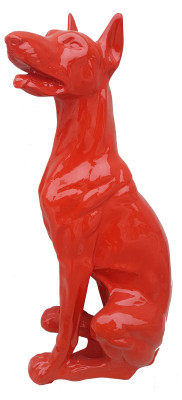 Designer Figur Statue Moderne Figuren Dekoration Hund Garten Skulptur Skulpturen