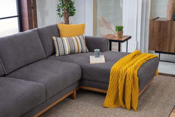 Luxus Ecksofa L-Form für Wonzimmer Modernen Designen Neu und Hochwertig Möbel