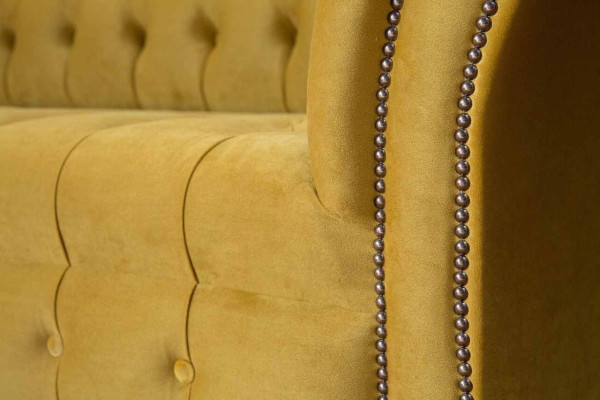 Luxus Beige Sofagarnitur 3+3 Sitzer Moderne Couch Wohnzimmer Stil Möbel