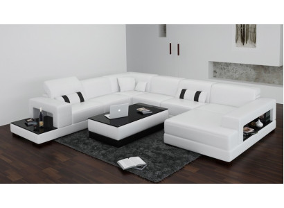 Luxus Couchen Leder Neu Sofa Sitz Eck Garnitur Polster Ecke Couch Design Couch