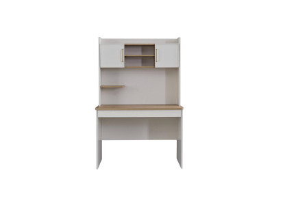 Schreibtisch Computertisch Kinderzimmer Regale Tisch Holz Weiß Modern
