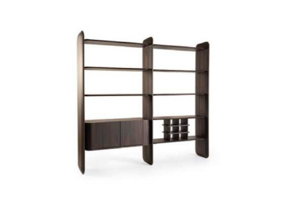 Bücherregal Holz Regal Schrank Büro Einrichtung Designer Modernen Trenn Regale