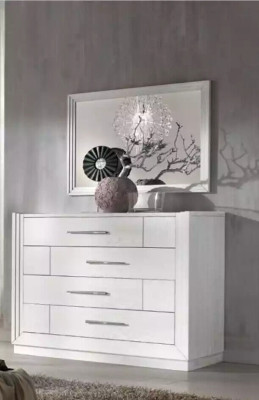 Luxus Komplettes Schlafzimmer Set Bett 2x Nachttische Kleiderschrank