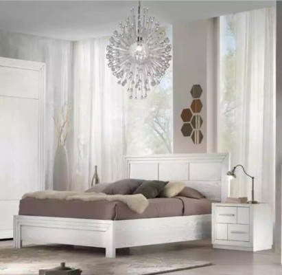 Luxus Komplettes Schlafzimmer Set Bett 2x Nachttische Kleiderschrank