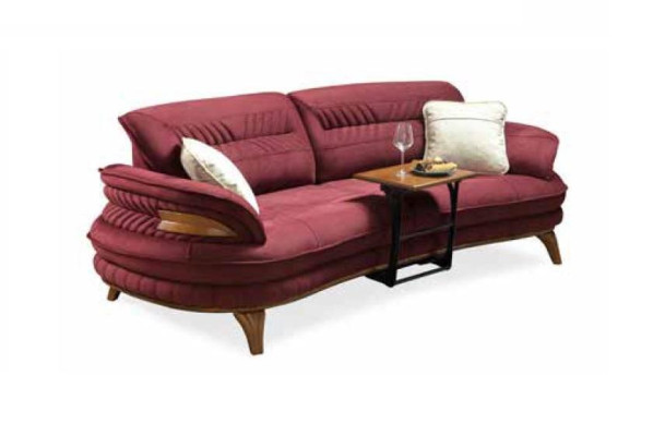 Sofa 3 Sitzer + Sessel Wohnzimmer Sofa Sofas Sessel Luxus Stoff Möbel