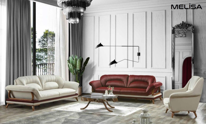Sofa 3 Sitzer Design Sessel Polster Sitz Klassisch Design Dreisitzer