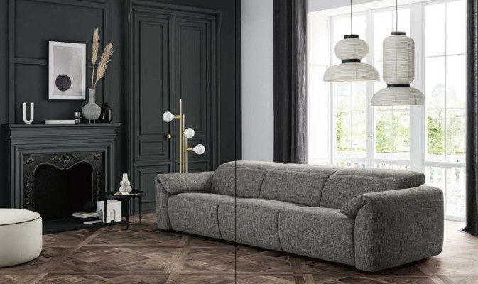 Sofa 3-er Stoffsofa Couch Wohnlandschaft Polstersofa Loungesofa Dreisitzer Neu
