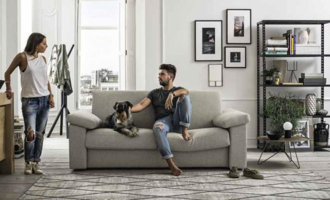 Italienische Möbel Design Sofas Couchen Stoff Sofa Couch Schlafsofa alfitalia