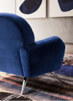 Sofa Couch Polster Stuhl Modern Zeitgenössisch Polster Sessel Italien 1Sitzer