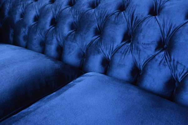 Chesterfield Polster Sofas Design Luxus Couch Sofa 3 Sitzer Textil Couche