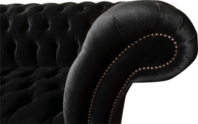 Chesterfield 2 Sitzer Designer Sofa Couch Polster Luxus Couchen Textil