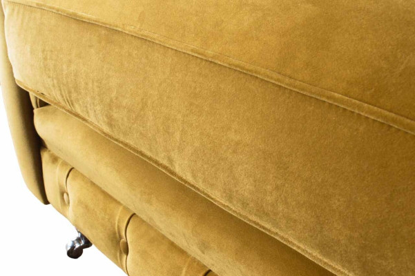 Chesterfield Sessel Stoff Textil Modern Wohnzimmer Luxus Design Möbel