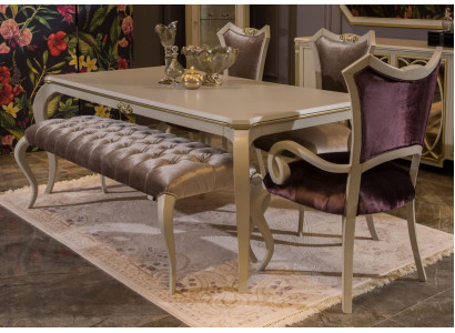 Luxus Esszimmer Esstisch Stuhl Set Gruppe Garnitur Tisch Tische Garnitur 5tlg.
