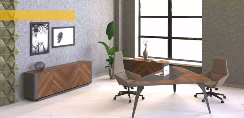 Büro Kommode Holz Schrank JV Möbel Holzkommode Moderne Braun Holz