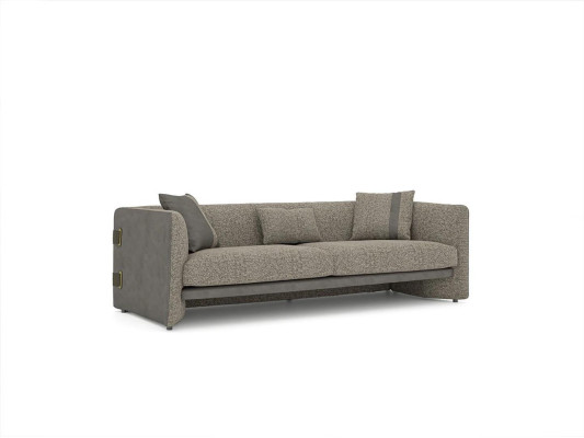 Grau Wohnzimmer Set 7tlg Modern 2x Sofas Dreisitzer Polstermöbel Sessel Neu