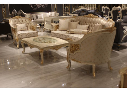 Exklusive luxus Sofagarnitur 3 3 1 1 Sitzer Modern Wohnzimmer Set Edlem Set