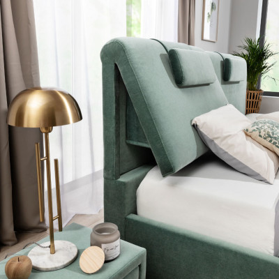 Schlafzimmer Betten Designer Doppelbett Luxus Polsterbetten Textilbett