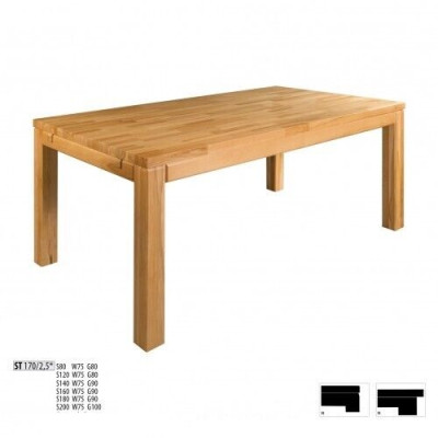 Esstisch Holz Wohn Ess Zimmer Tisch 140x90cm Esstische Massiv Massivholz Tische