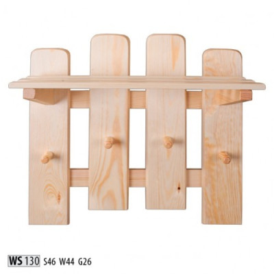 Garderobenpaneel Wandgarderobe Garderobe Garderobenleiste Kiefer Holz Handarbeit