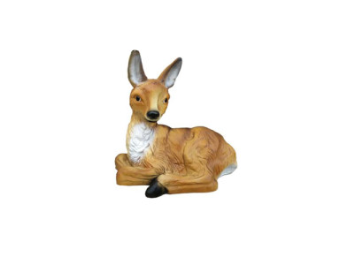 Hirsch Figur Statue Garten Dekoration Skulptur Deko Skulpturen