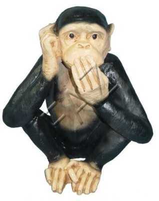 Design Affe Figur Statue Skulptur Figuren Skulpturen Garten Dekoration Deko