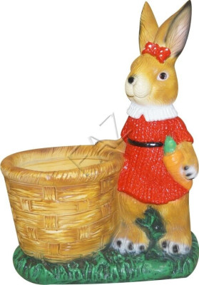 Design Hase Figur Garten Statue Skulptur Figuren Skulpturen Dekoration c792