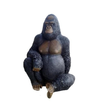 Schöner abstrakter Designer-Skulpturaffe, Figurenhöhe 110 cm.