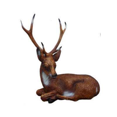 Figuren Skulptur Garten Dekoration Deko Skulptur Statue Rehkitz Hirsch Neu 80cm