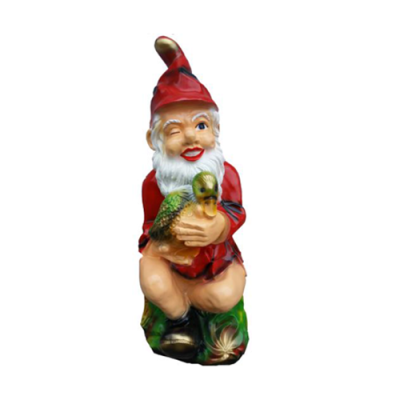 Garten Haus Dekoration Figur Statue Skulpturen Deko Figuren Zwerg Handarbeit K11
