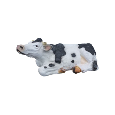 Moderne Figur Kuh Rind Kunststoff Skulptur Statuen Figuren Dekoration Kalb 70cm