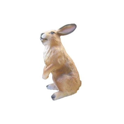 Hase Dekorative Statue Garten Figuren Statuen 37cm Lebensgroß Figur Plastik Neu