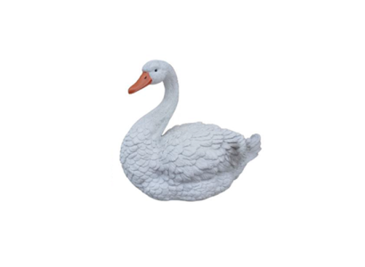 Schwan Vogel Figur Statue Garten Dekoration Skulptur Deko Skulpturen