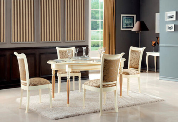Klassischer Esstisch Ovale Tische Esszimmer Tisch Holz Möbel Luxus Neu