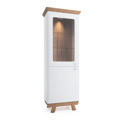 4 Teiliges Set 1x Vitrine 2x Kommode 1x Esstisch Design Wohnzimmer Esszimmer Neu
