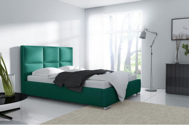 Bett Bettrahmen Grün Doppel Hotel Schlafzimmer Betten Möbel Einrichtung Design