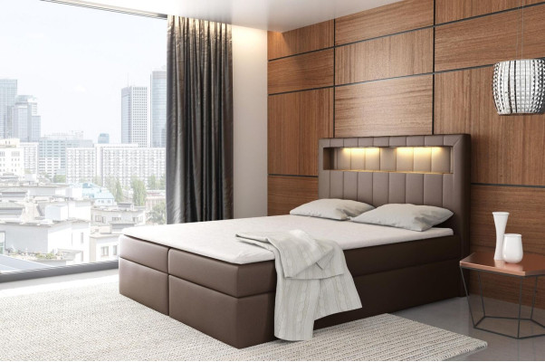 Bett beleuchtet boxspring betten king size samt hotel neu schlafzimmer möbel