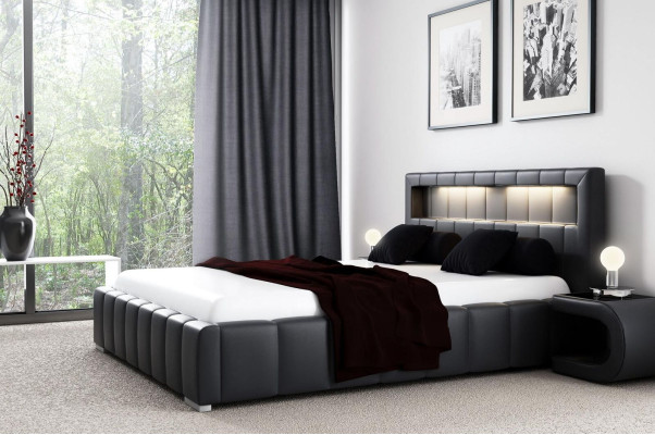 Bettrahmen Polsterbett Design Doppel Hotel Modern Bett Schlafzimmer Betten Neu