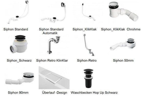 Dusche Duschtasse Ablaufgarnitur Ablauf Duschwanne Flach Brausewanne