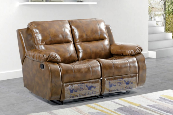 Couchen Braun Sofa 2 Sitzer Massagesessel Zweisitzer Relax Neu
