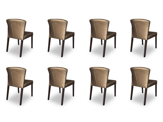 8x Stühle Stuhl Polster Design Lehn Garnitur Sessel Komplett Modernes Set Neu