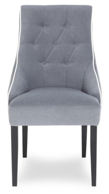 Lehn Stuhl Restaurant Industrie Designer Stühle Sitz Polster Chesterfield Neu