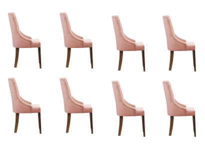 8x Chesterfield Sessel Lounge Club Polster Stuhl Stühle Sitz Garnitur Lehn Neu