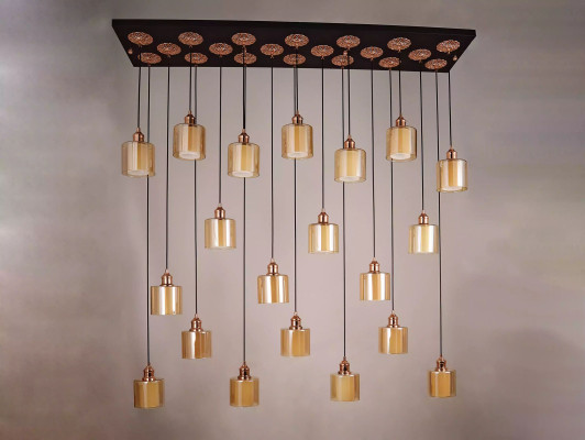 Deckenlampe Kronleuchter Deckenleuchter Lüster Leuchte Modern Gold