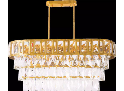 Ovaler Kronleuchter Deckenlampe Lampe Luster Kronleuchter Decke Kristalllampe