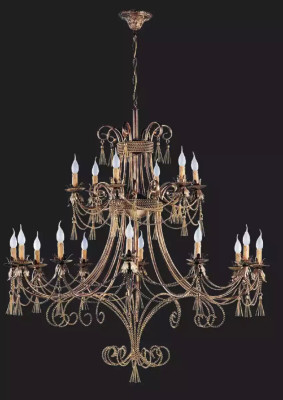 Luxus Lüster Deckenleuchter xxl Kronleuchter Deckenlampe Lampen Gold