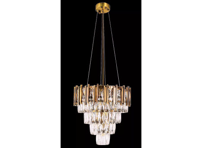 Kronleuchter Deckenleuchter Luxus Gold Deckenlampe Lüster Kristall